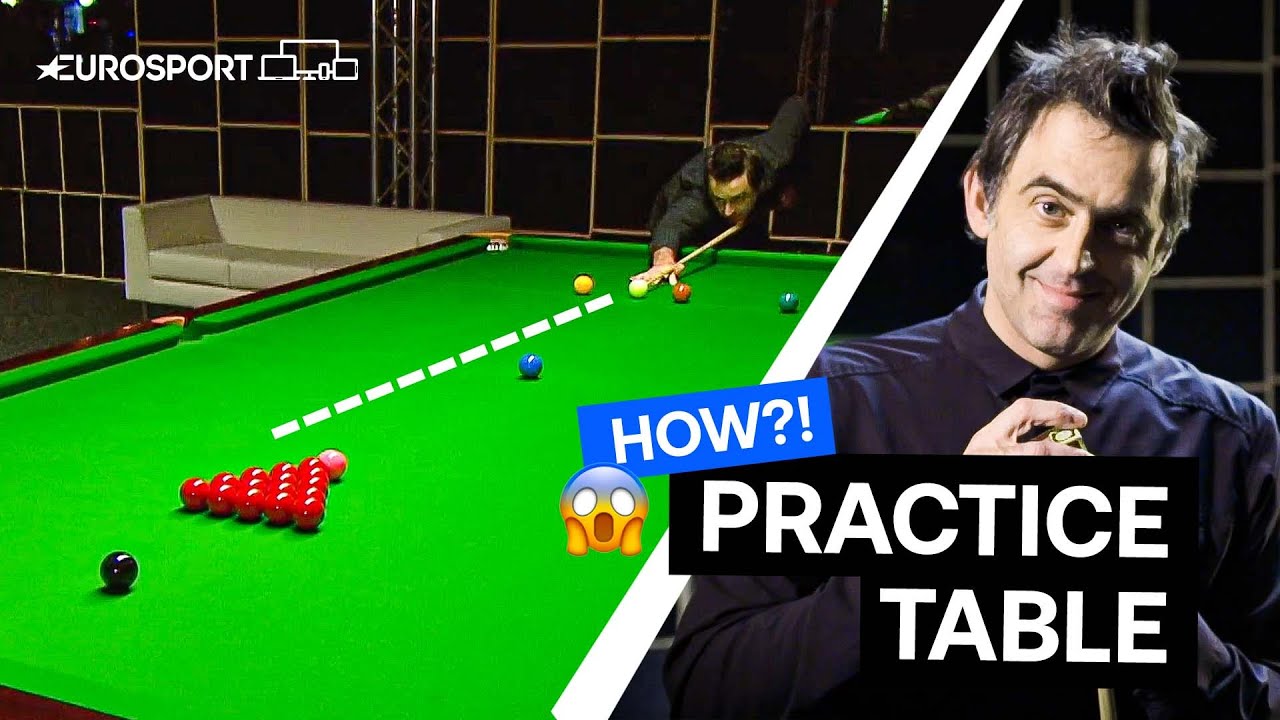 How to BREAK OFF w/ Ronnie O'Sullivan | Practice Table | Eurosport Snooker