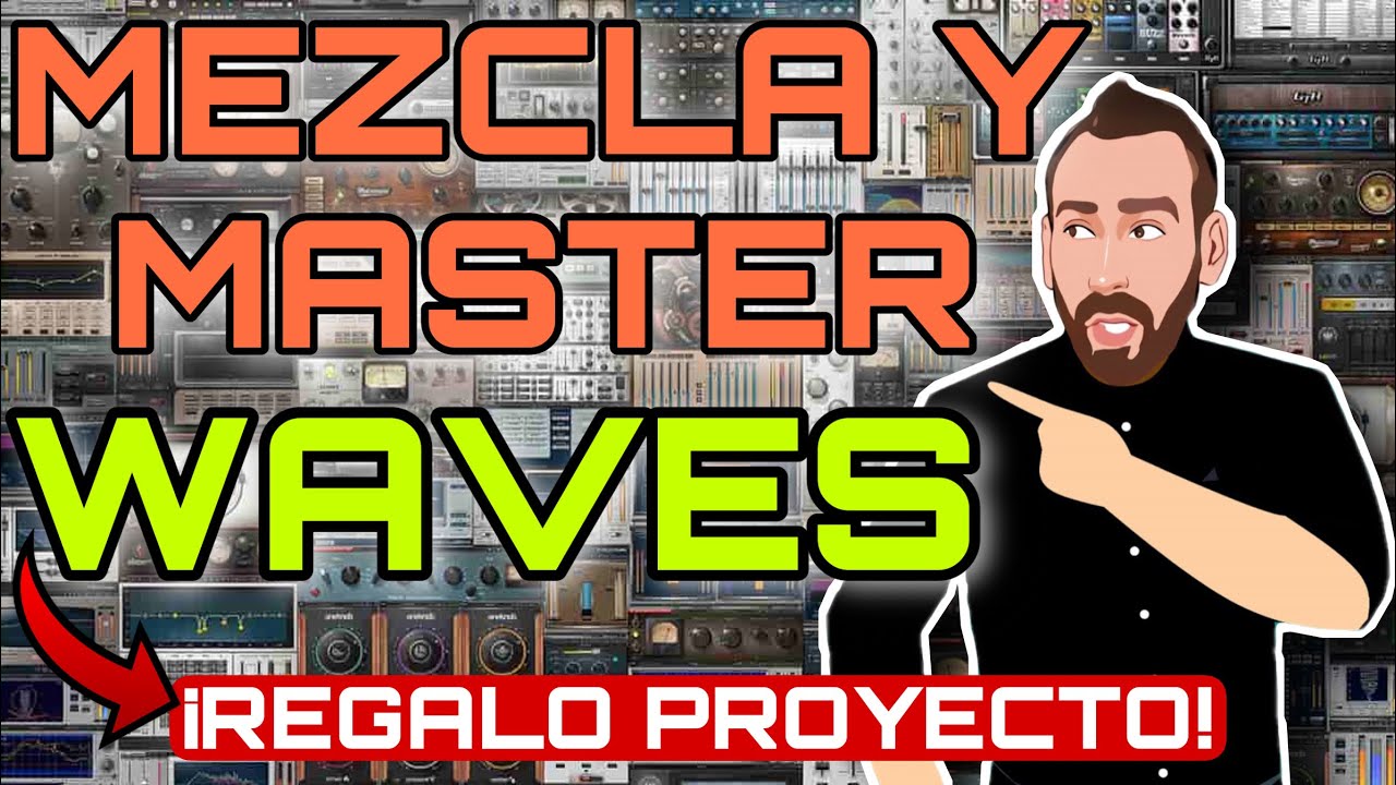 🔵 [TUTORIAL] MEZCLA y MASTERING con WAVES y CUBASE PRO 12 REGALO PROYECTO mini curso😱