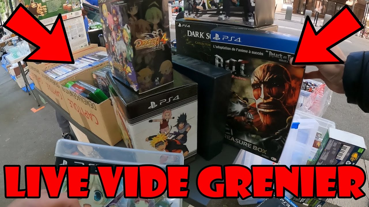 JE RACHETE UNE COLLECTION EN VIDE GRENIER LIVE !!!