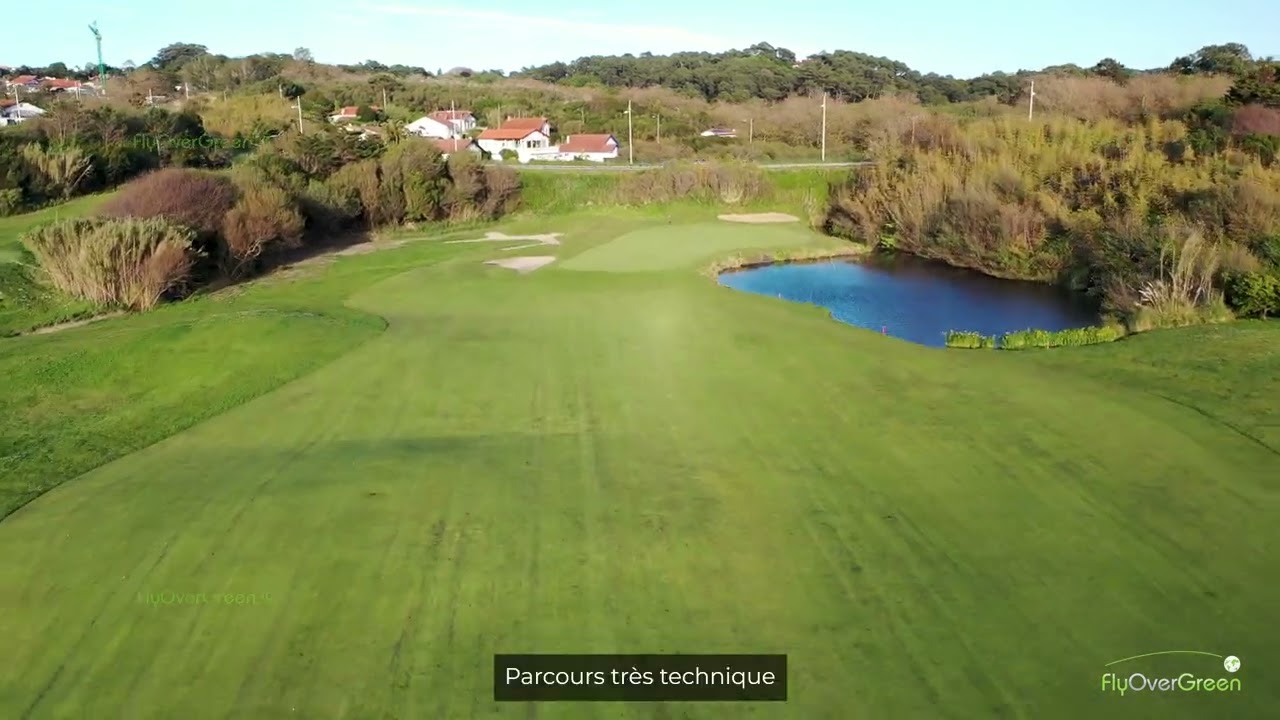 Centre International d'Entrainement au Golf d'Ilbarritz - drone aerial video - Overview