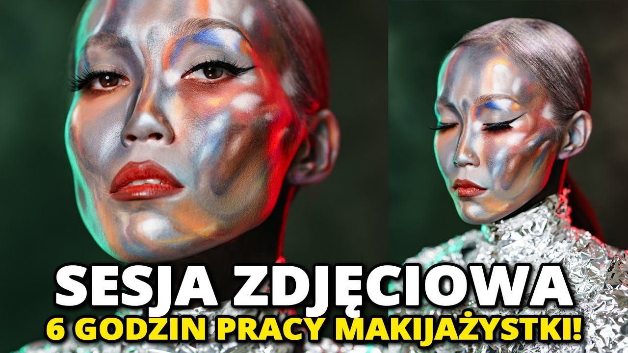 6 godzin makijażu - 5 minut sesji zdjęciowej | Backstage kreatywnego projektu z genialnym efektem! 📸