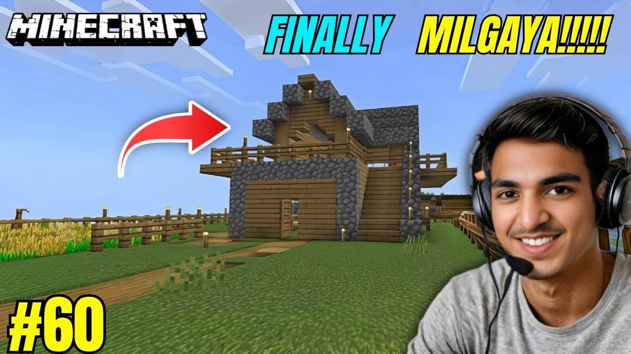 FOUND MY BIG HOUSE 🏡 | MINECRAFT #60 @TechnoGamerzOfficial