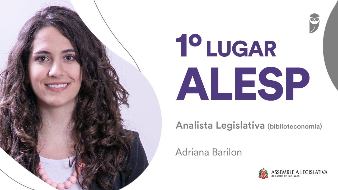 #ConcursoALESP : Entrevista com a 1º colocada para biblioteconomia.