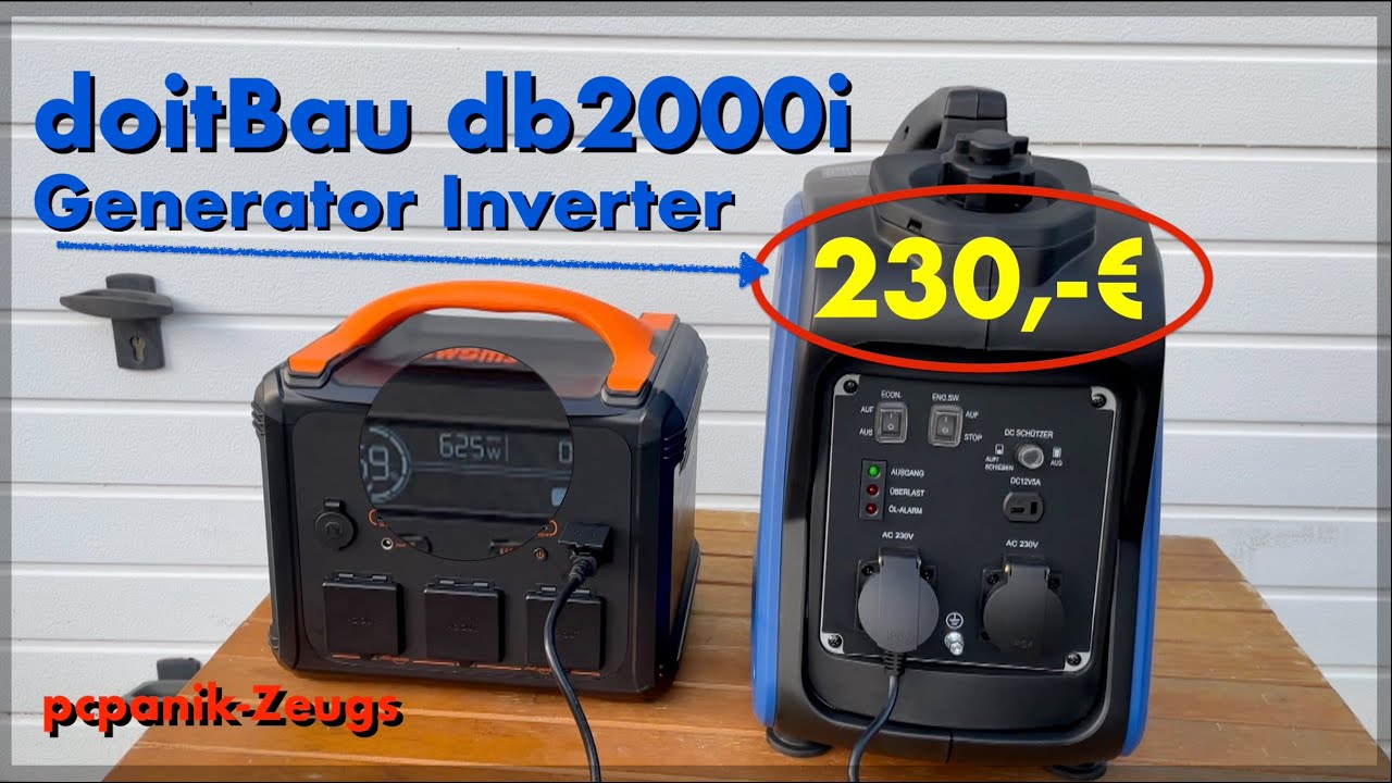 pcpanik-Zeugs : doitBau db2000i Generator Inverter 2000W