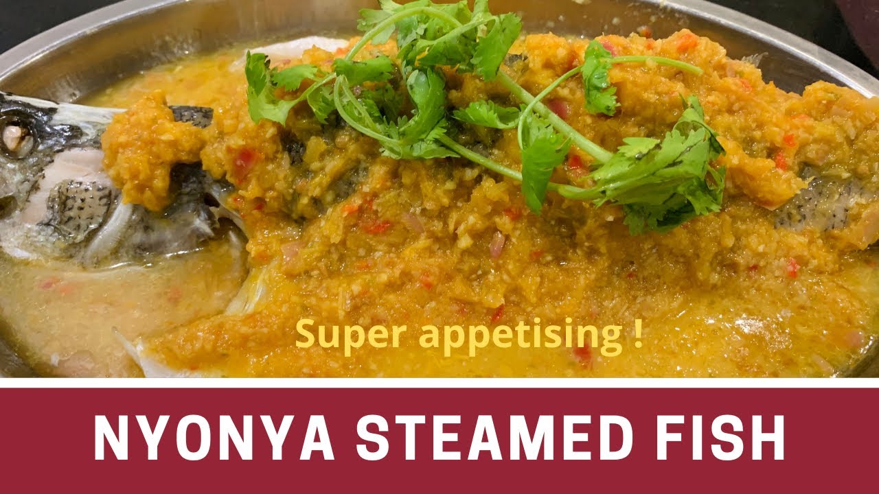 Simple Nyonya style steamed fish| 娘惹蒸鱼| Ikan stim Nyonya