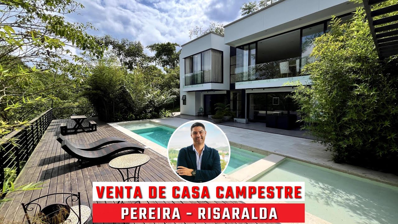 VENTA DE HERMOSA CASA CAMPESTRE EN PEREIRA, COLOMBIA