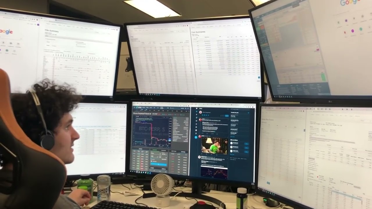 Sam Bankman Fried's FTX Live Trade Session (2019) - Shows Alameda Trading Interface + FTX
