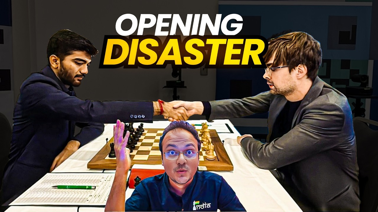 An insane opening blunder | Jorden van Foreest vs D. Gukesh | Prague Masters 2026