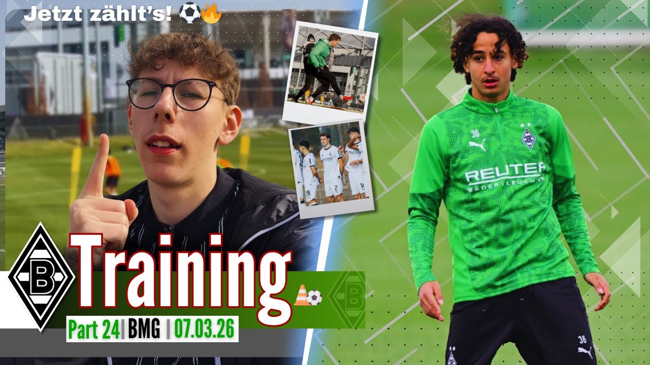 Gladbach Trainings-Vlog!☀️ Auslaufen nach Bayern & später U23-Derby⚽️🔥
