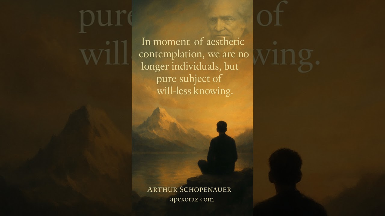 Beauty Frees Us From Ourselves | Schopenhauer on Aesthetic Escape