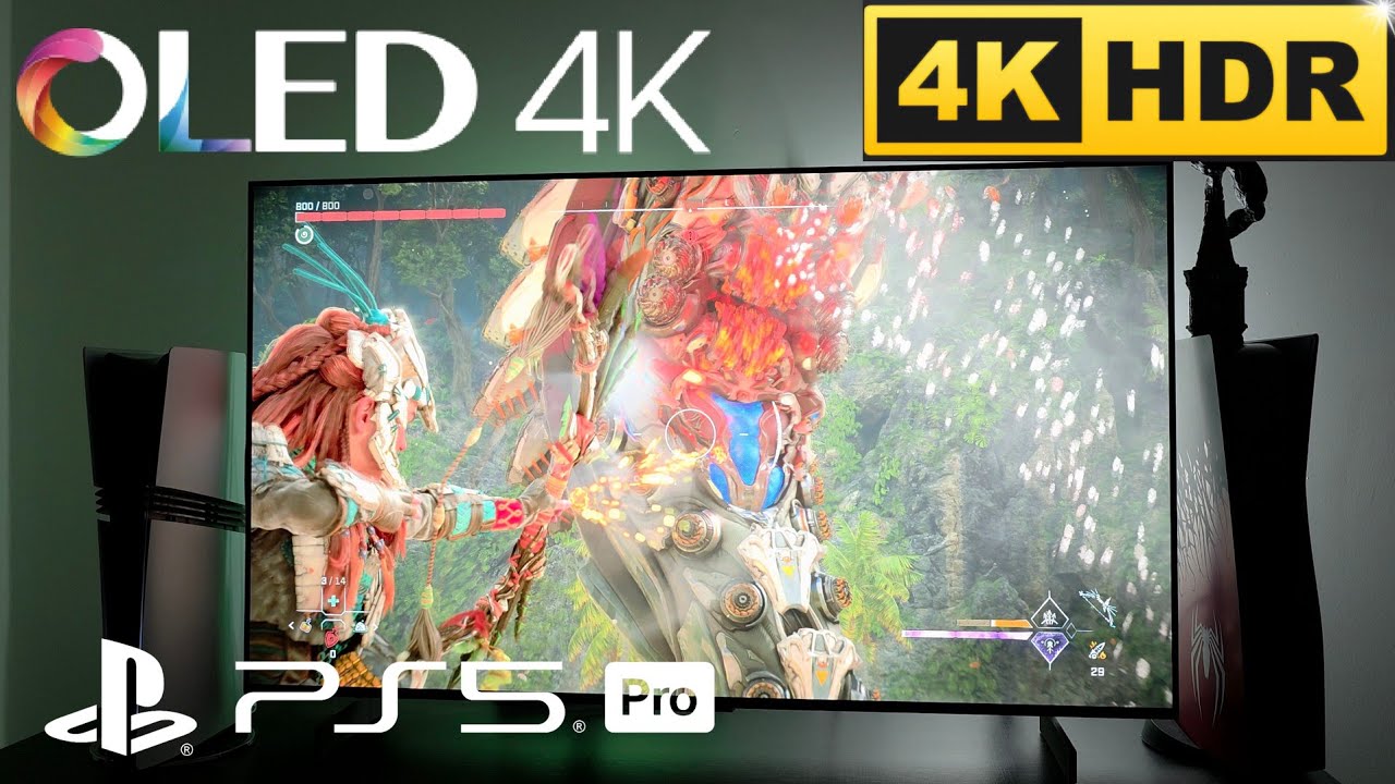 PS5 PRO & OLED HORIZON FORBIDDEN WEST 4K 60FPS HDR ULTRA GRÁFICOS 