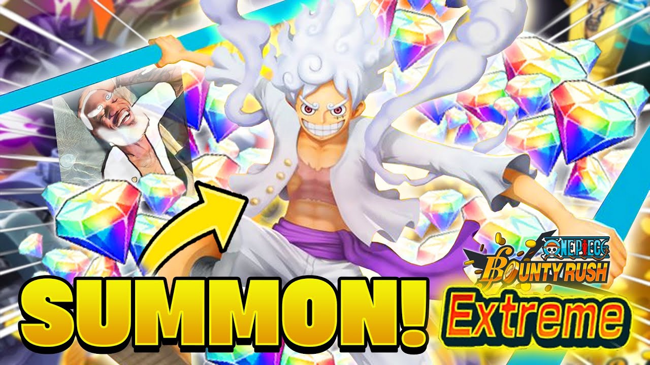 Summons on NEW EX Gear 5 Luffy Until I Pull Him in One Piece Bounty Rush...