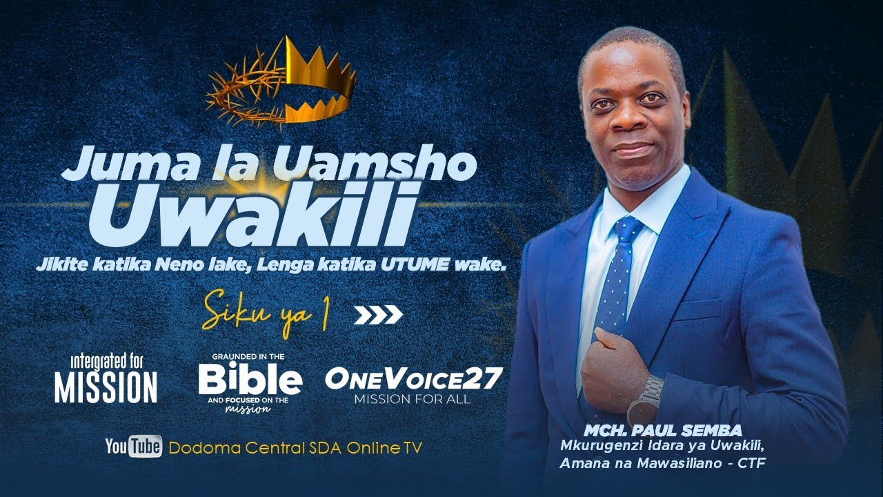 🔴LIVE: JUMA LA UAMSHO WA UWAKILI // MCH. PAUL SEMBA // DAY 1 : 08/02/2026