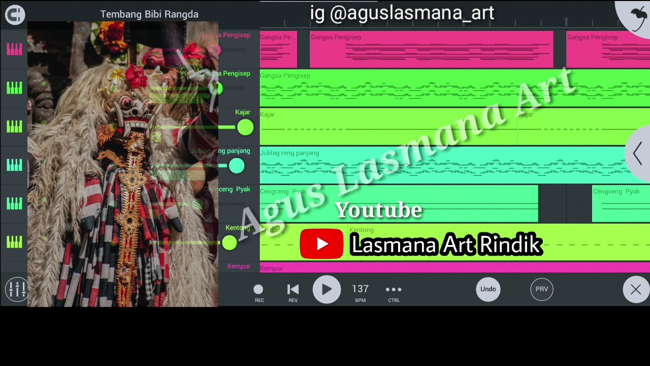 Tembang Bibi Rangda (cover) versi aransemen durasi panjang