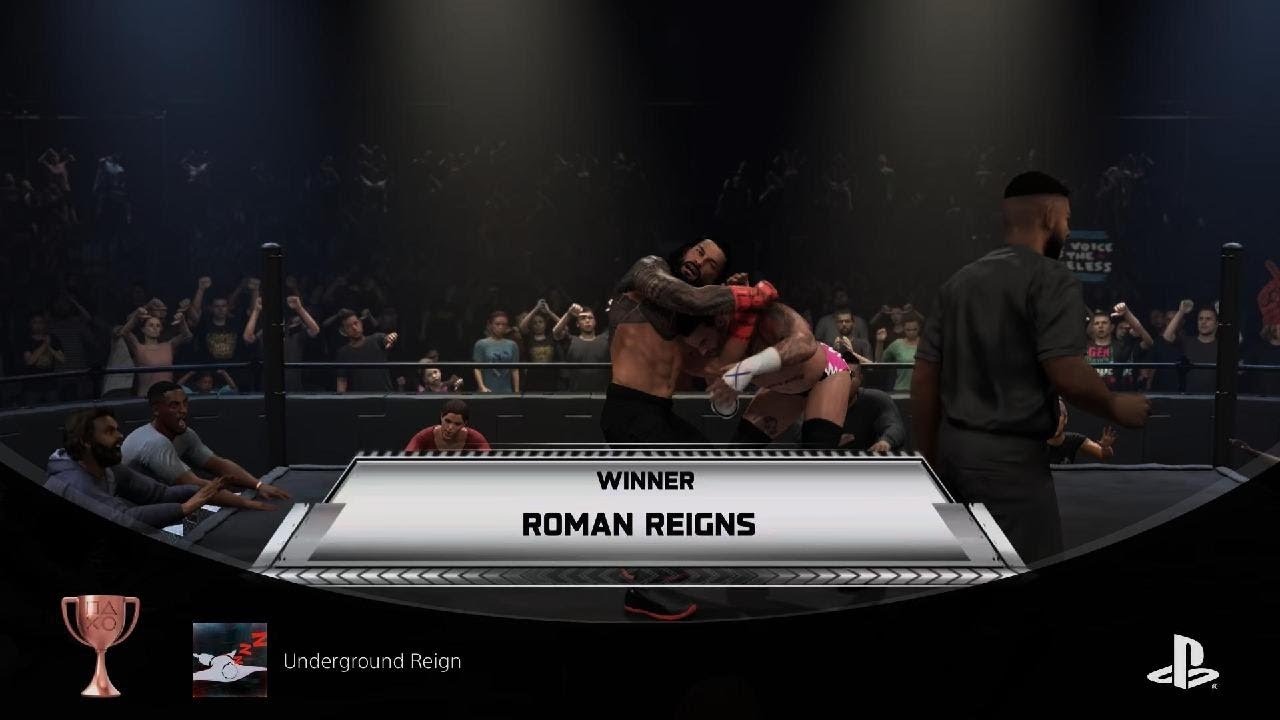WWE 2K25 Underground Reign trophy