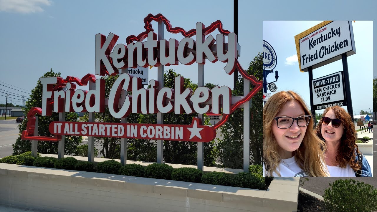 The First Kentucky Fried Chicken Restaurant - Sander's Cafe & Museum Corbin, Kentucky USA Road Trip