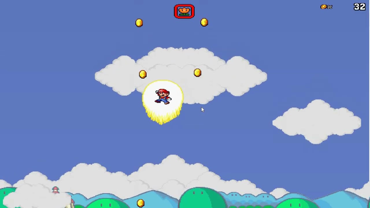 Super Mario Jump Flash Game