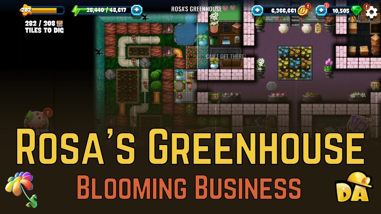 Rosa's Greenhouse - #6 Blooming Business - Diggy's Adventure