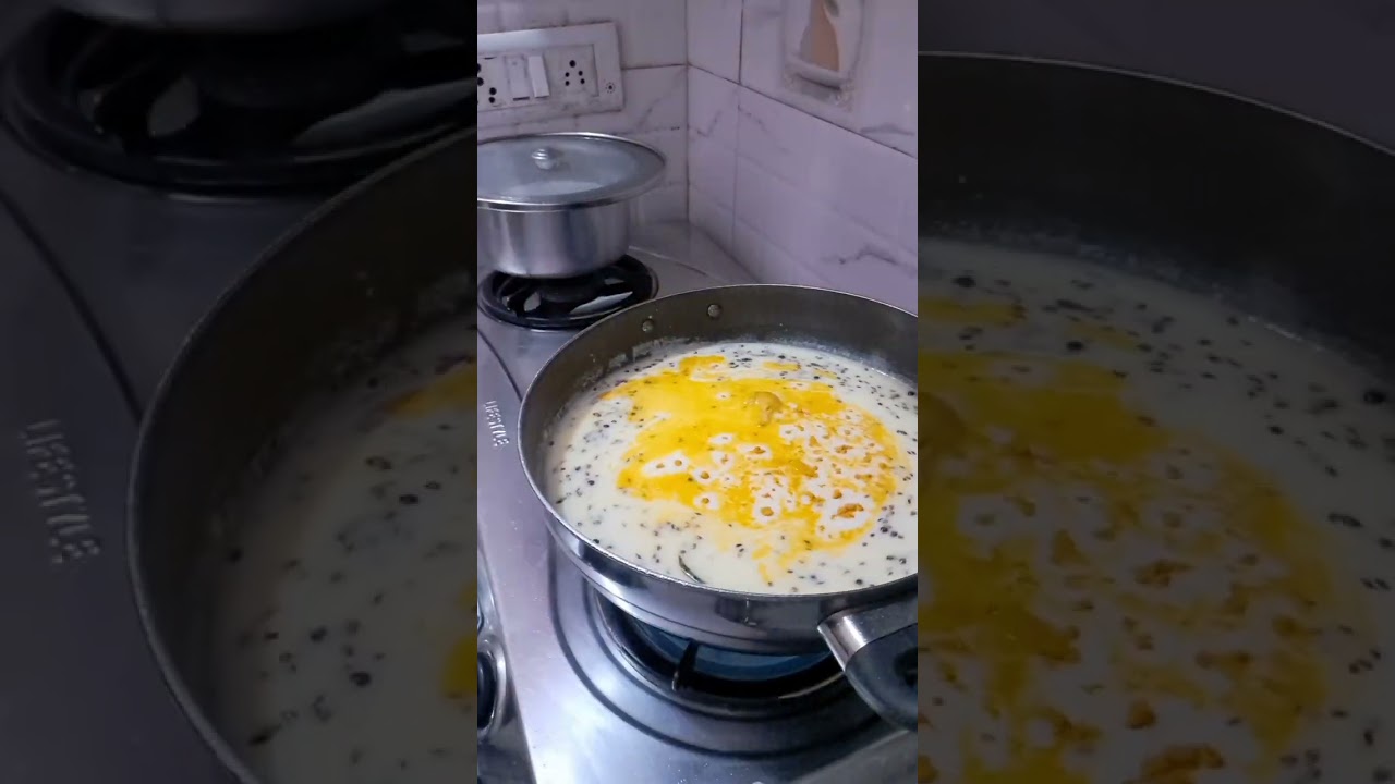 कड़ी बनाना... खाने से भी ज्यादा अच्छा लगता है #viral #minivlog #dailyvlog #food #shorts