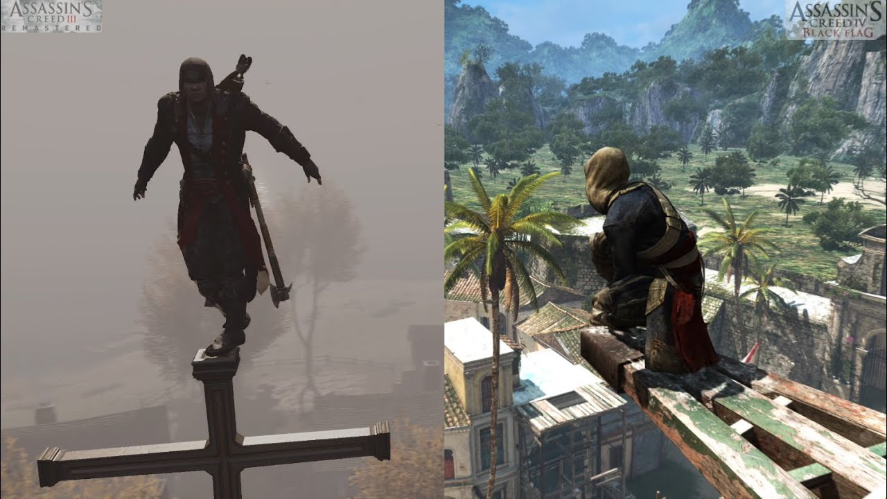 Assassin's Creed III Remaster VS Assassin's Creed IV Black Flag