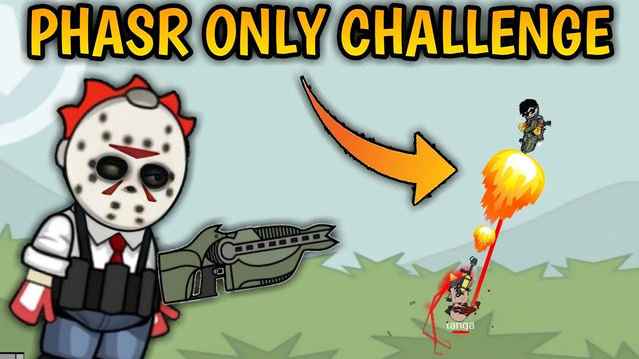 phasr gun only challenge in mini militia # 1