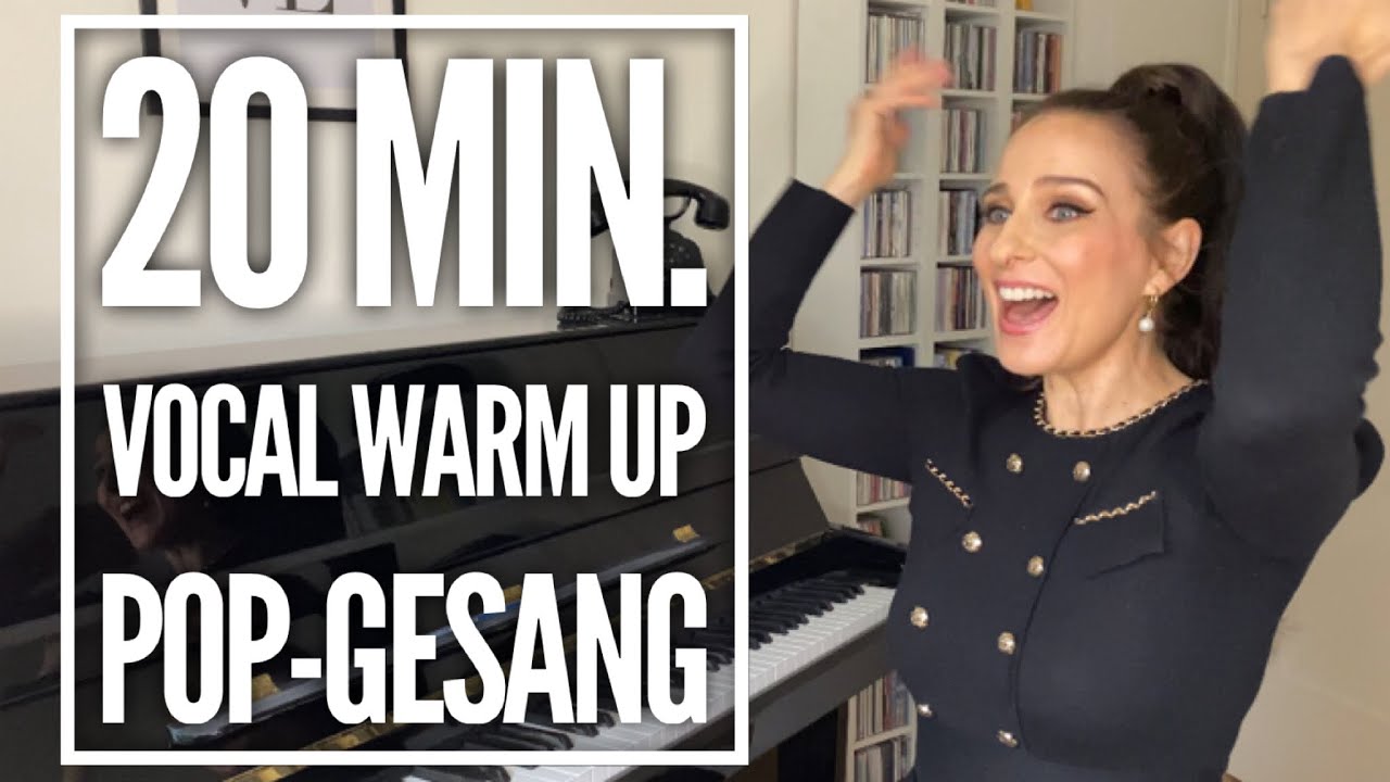 20 Min. Vocal Warm Up / Einsingen für Pop-Gesang - sing Dich mit mir zusammen ein!