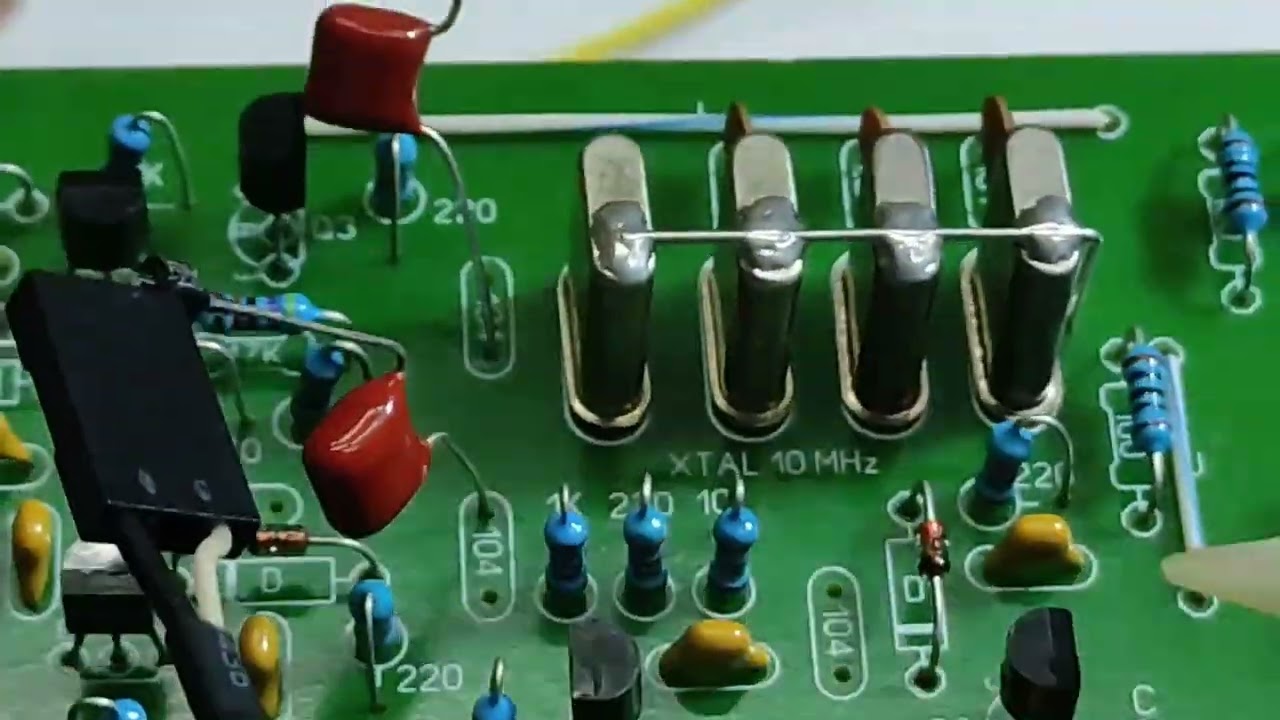 (Page6) BITX Spectra 2band / pemula. x'tal filter test top freq, bagian TX
