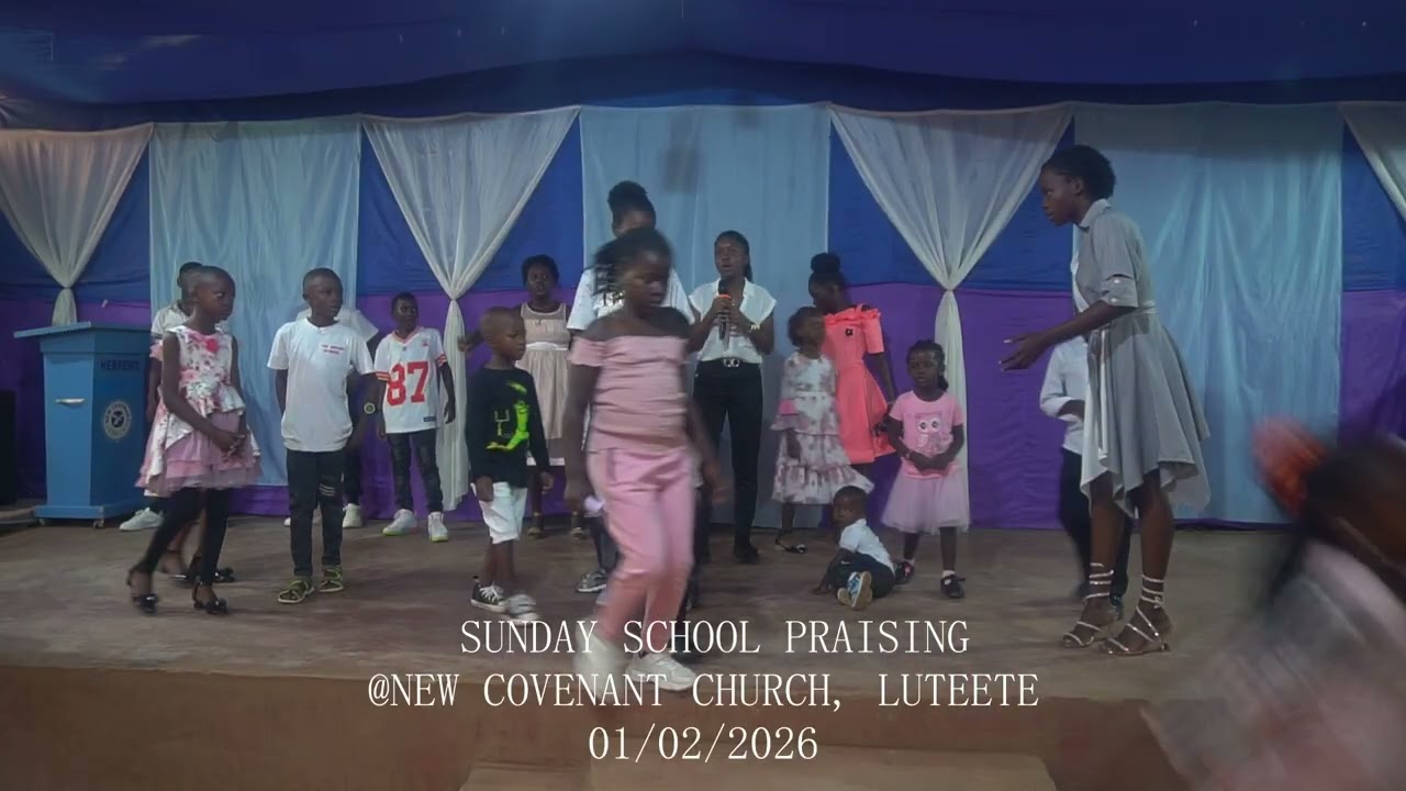 SUNDAY SCHOOL PRAISING DURING SUNDAY SCHOOL SERVICE