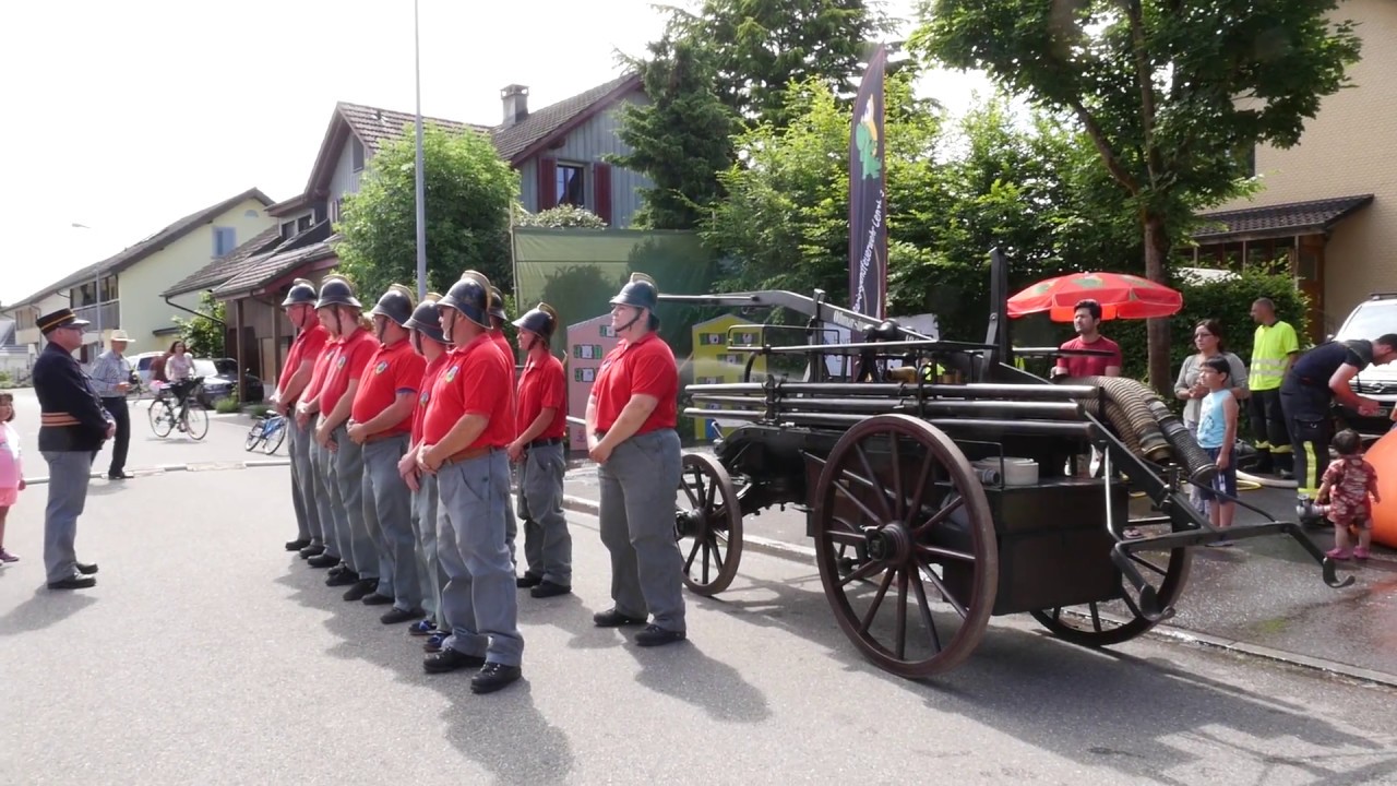 Feuerwehrverein Othmarsingen und seine Handdruckspritze
