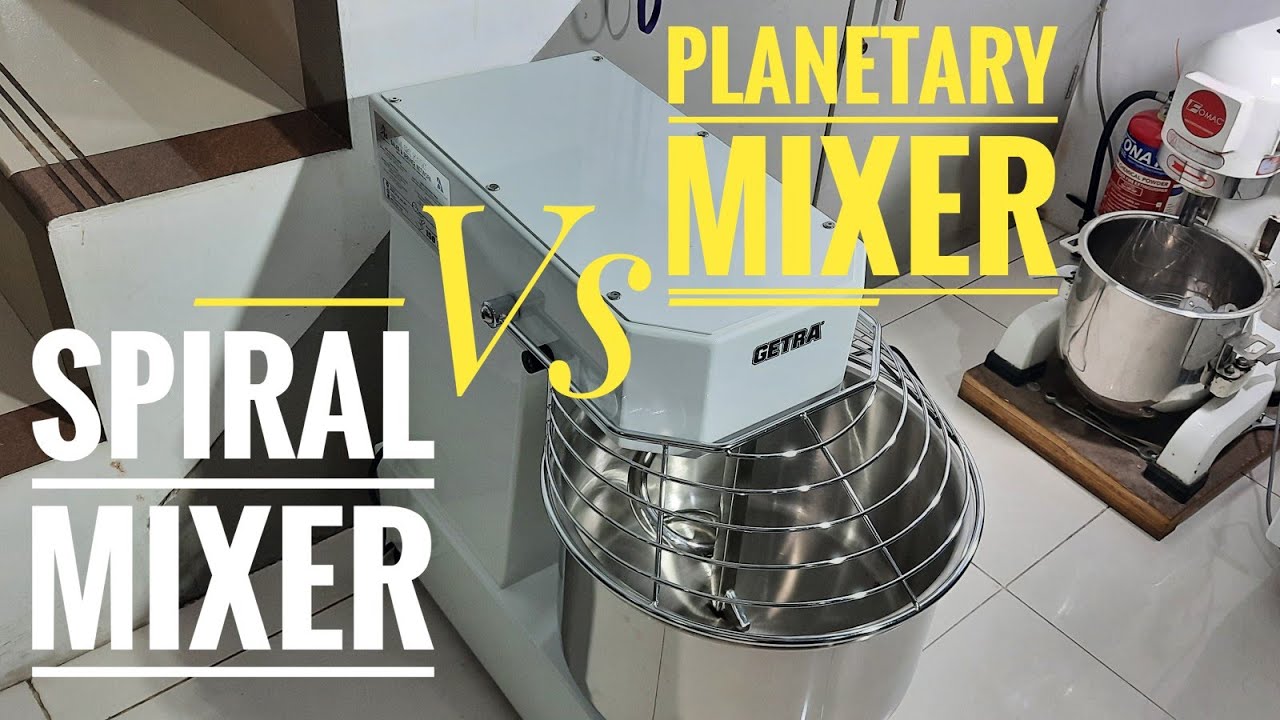 FULL REVIEW PERBEDAAN ANTARA  MIXER PLANETARY VS SPIRAL MIXER #mixerplanetary #mixerspiral #mixer
