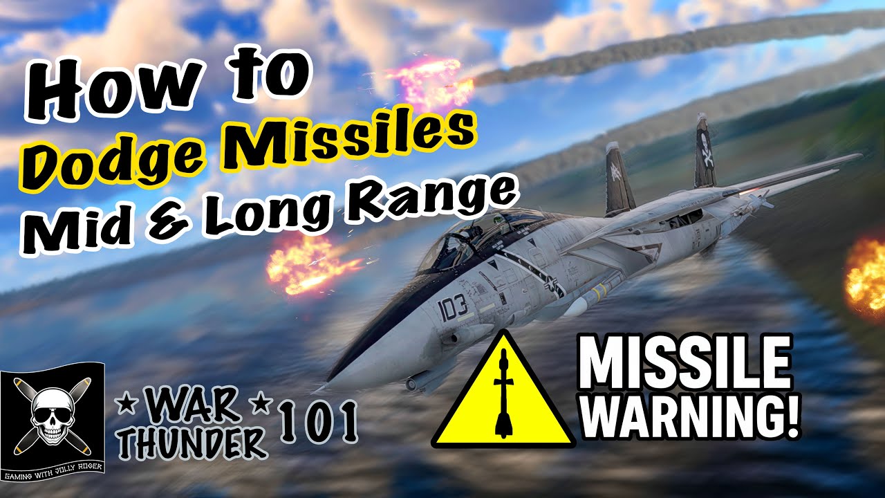How to Dodge Radar Missiles | Going Cold & MAR Explained - War Thunder Tutorial Sim & RB