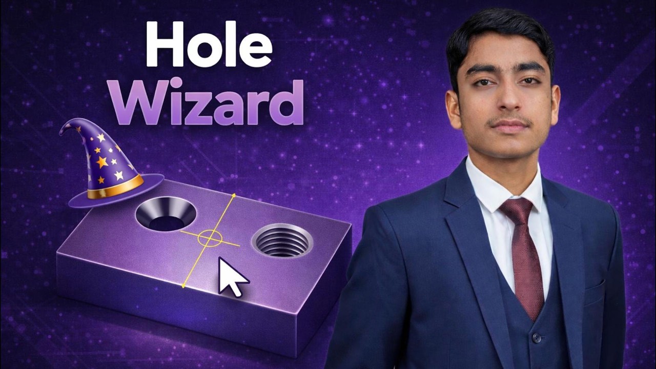 Hole Wizard feature in SolidWorks