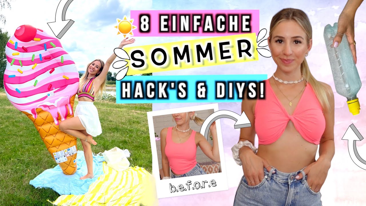 SOMMER HACKS & DIY's 2022 🌴 Diese Sommer DIYs und Produkte MUSST du ausprobieren - Cali Kessy