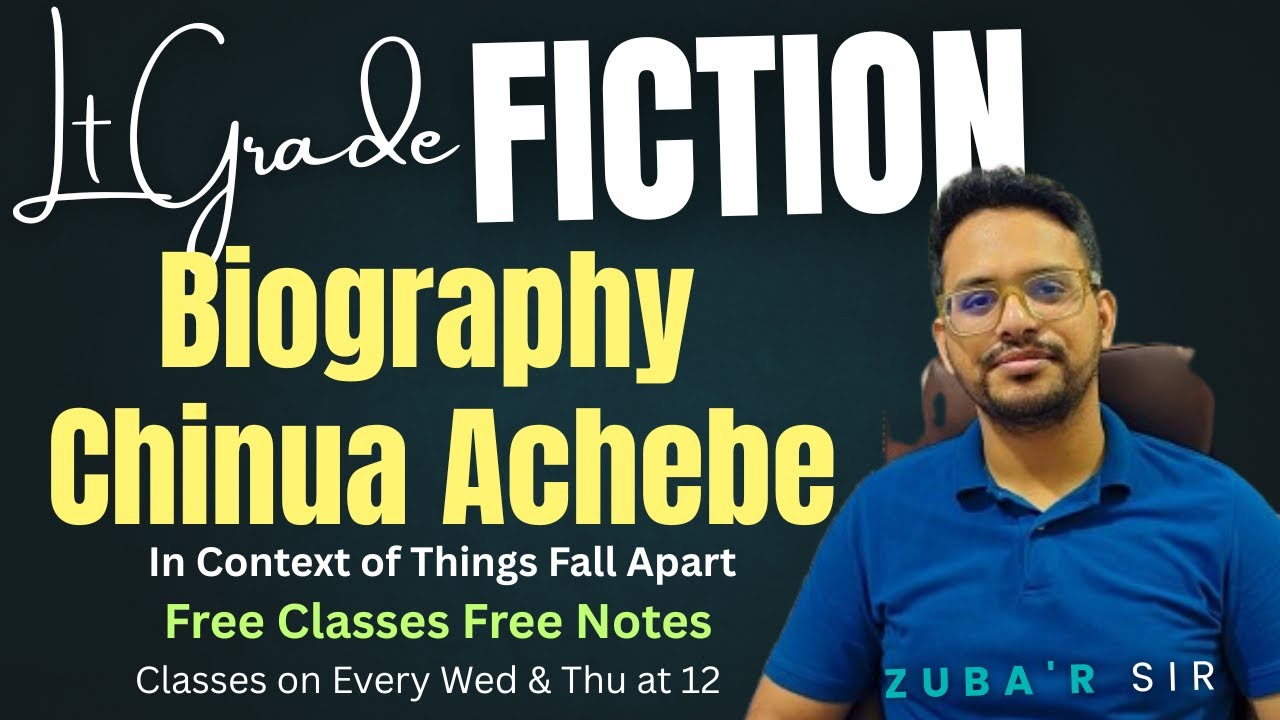 Biography of Chinua Achebe | LT Grade Exam Preparation | 