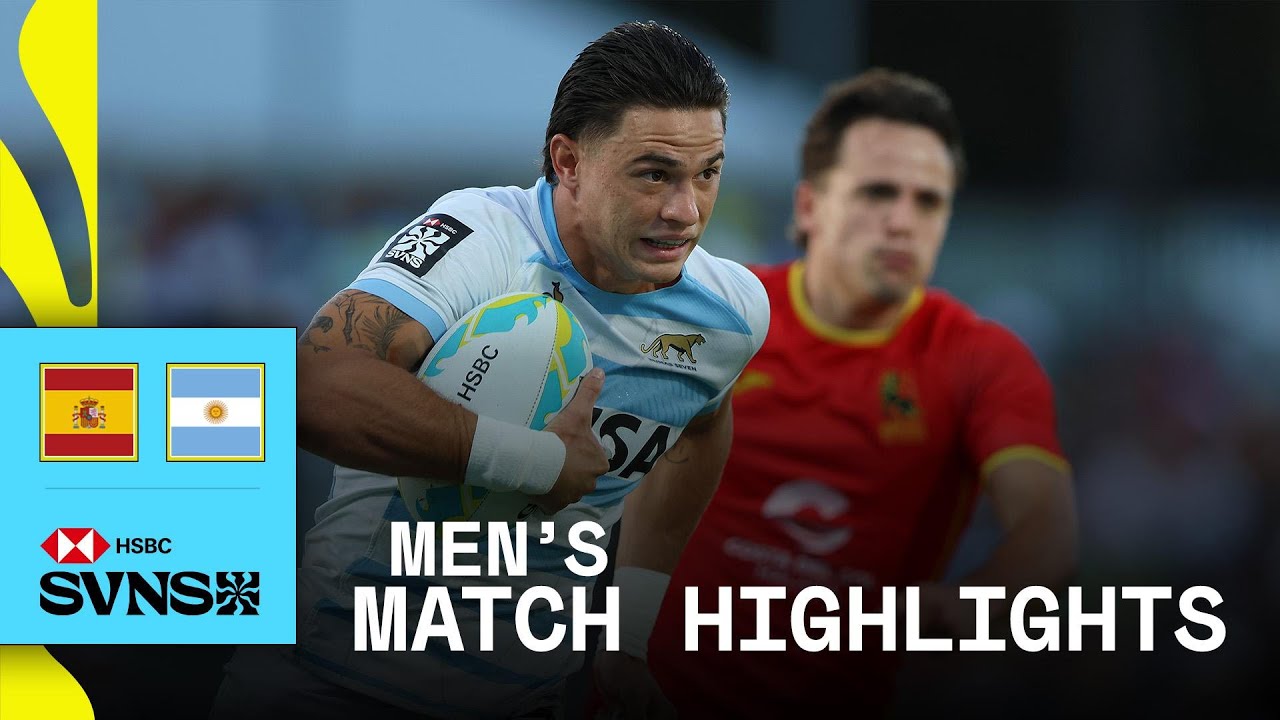 Los Pumas SNATCH 5th 😬 | Spain v Argentina | HSBC SVNS Perth 2026 | Match Highlights