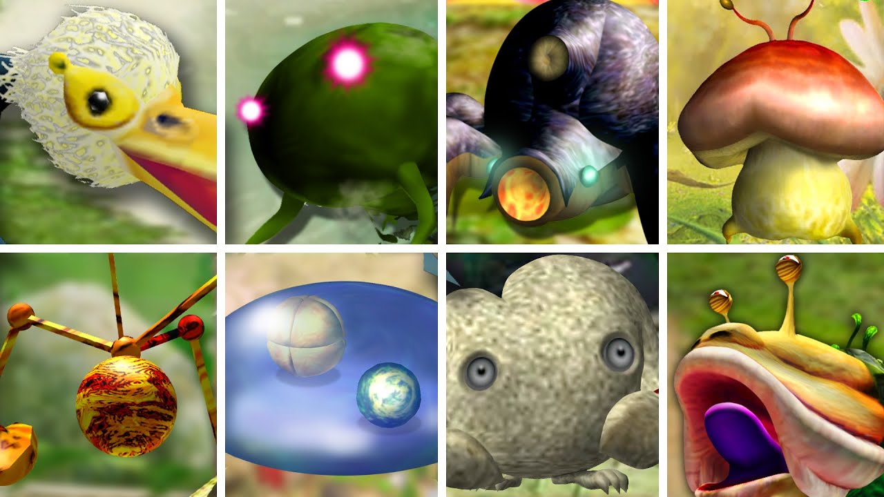 ALL BOSSES | Pikmin 1 (No Commentary)