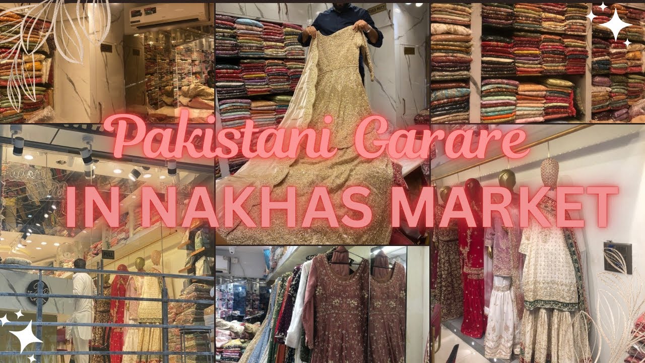 Pakistani Bridal Garare and Dresses in Nakhas Market 🙀😃|Lucknow|