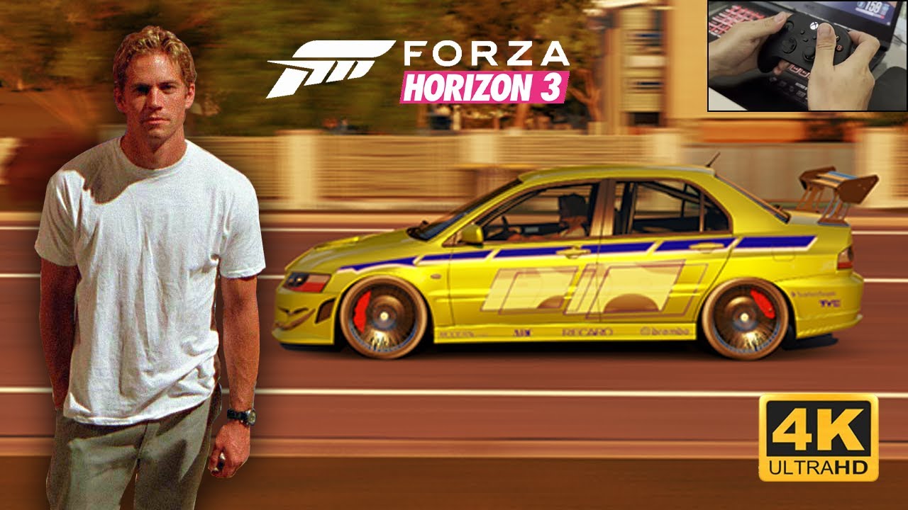 Build Tutorial | Brian O'Conner - Mitsubishi Lancer Evolution in Forza Horizon 3 #agitogaming