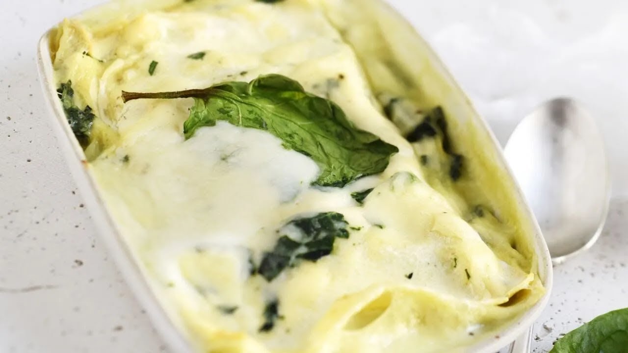 Lasagnes d’épinards mozzarella et parmesan | Recette gourmande