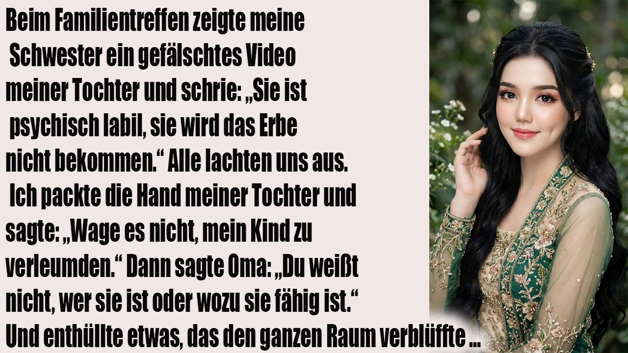Meine Schwester schrie: „Deine Tochter ist psychisch krank“ – doch Oma enthüllte alles