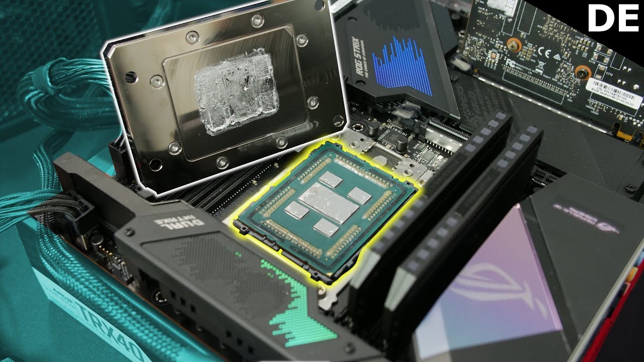 ES FUNKTIONIERT TATSÄCHLICH! - 3960X / 3970X Direct-Die Kühlung