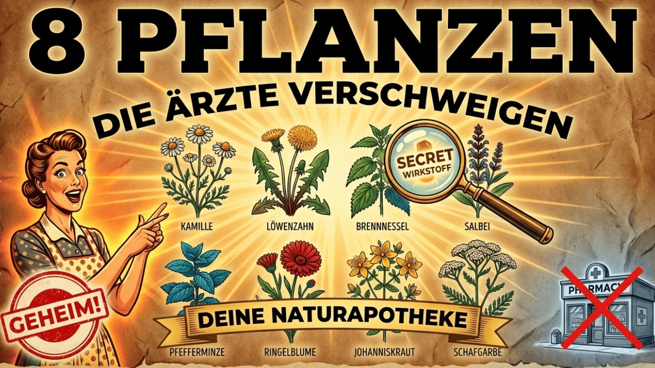 Diese 8 Pflanzen heilen, was Ärzte nicht können: Die Apotheke in Ihrem Garten
