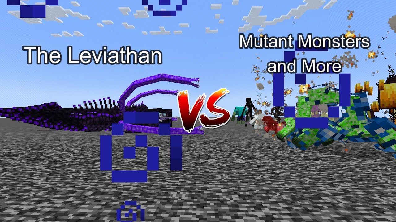 The Leviathan vs Mutant Monsters and More  Minecraft  Mob Battle