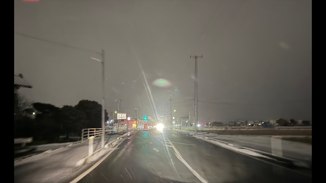 2026年2月6日 新潟市 雪の帰り道ライブ 西区→西蒲区→南区まで 金曜日はヘロヘロに疲れた
