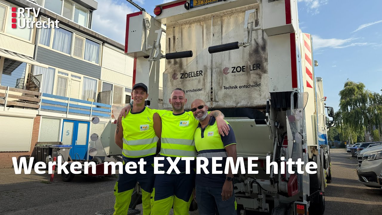 Vuilnismannen Boy en Maurice beginnen EXTRA vroeg | RTV Utrecht