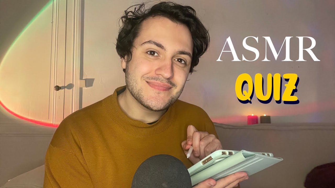 ASMR | Je teste ta culture générale (très proche du micro)