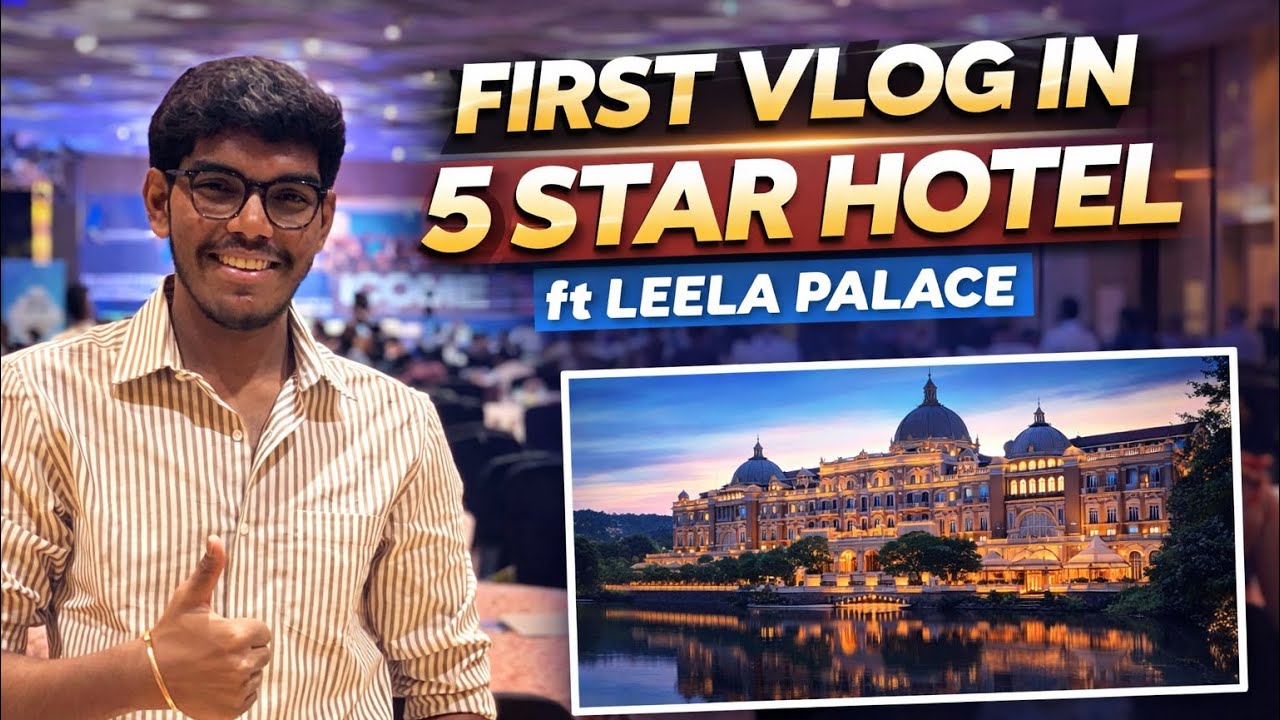 First vlog in 5 star Hotel | Leela palace ❤️