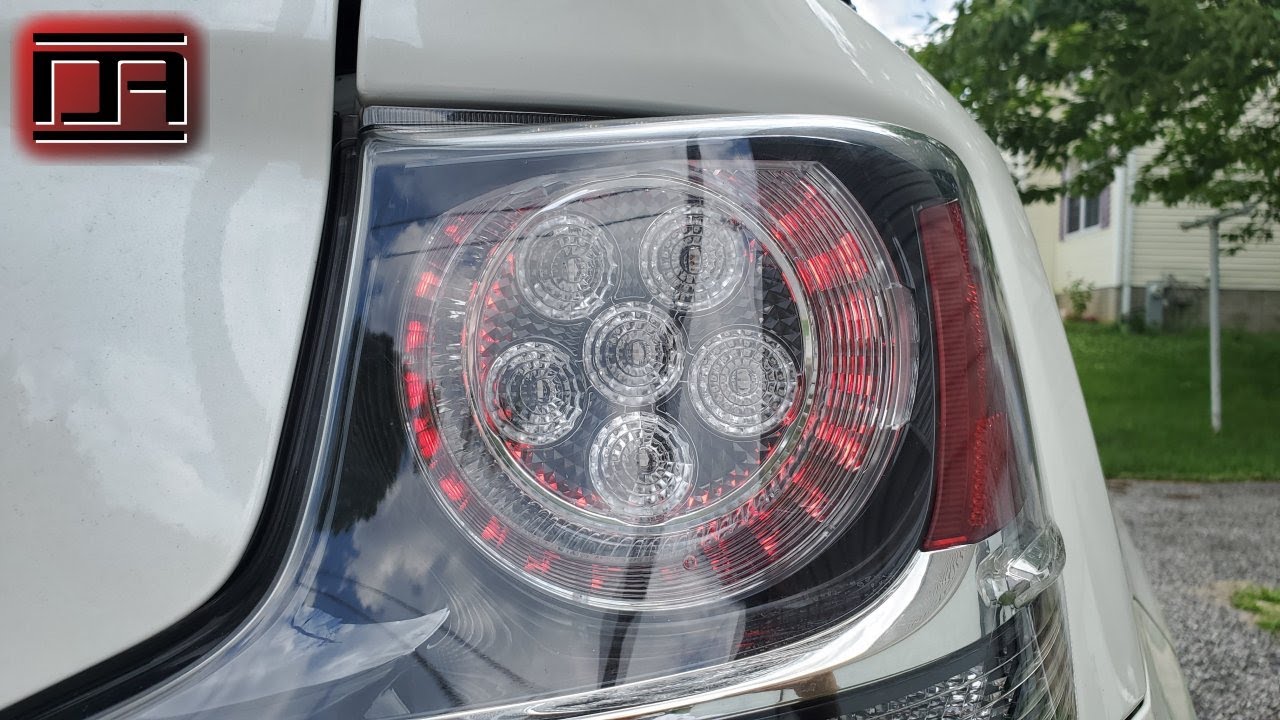 SYLVANIA ZEVO Red vs. VLEDS Red LEDs in Tail Lights (JDM ASTAR 194 / 168 LEDs Update) (Scion tC2.5)