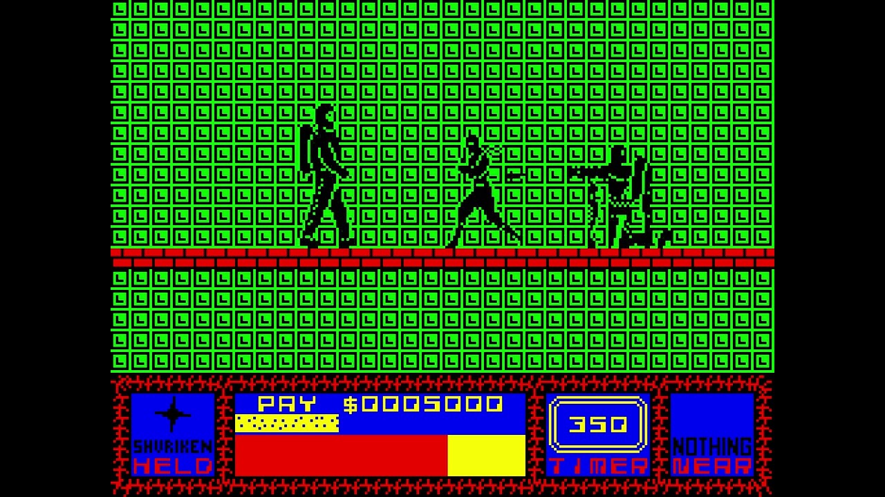 Saboteur 2 - Amstrad CPC - Mission 9 walkthrough (secret room, 13 stashes)