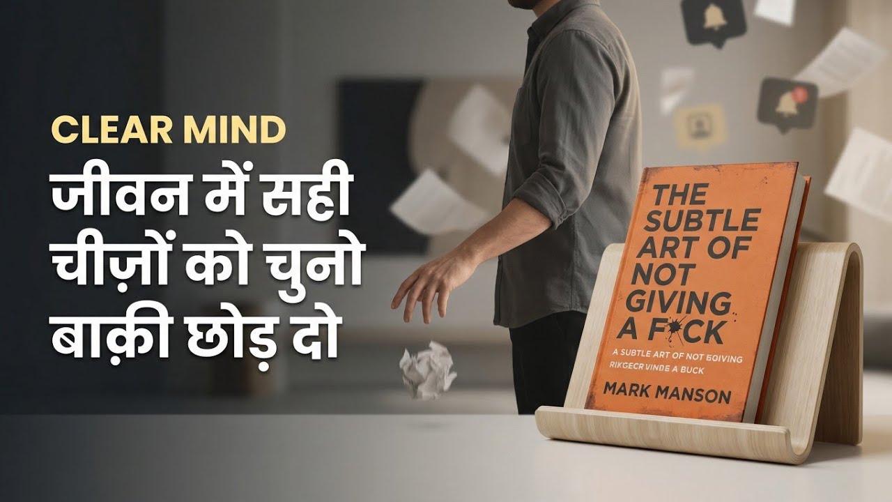 दुनिया की फिक्र छोड़ो, खुद पर ध्यान दो | Life Changing Book Summary | The Subtle Art in Hindi